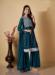 Picture of Beautiful Georgette Navy Blue Readymade Salwar Kameez