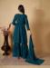 Picture of Beautiful Georgette Navy Blue Readymade Salwar Kameez