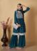 Picture of Beautiful Georgette Navy Blue Readymade Salwar Kameez