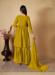 Picture of Georgette Dark Golden Rod Readymade Salwar Kameez