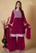 Picture of Marvelous Georgette Maroon Readymade Salwar Kameez