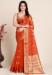 Picture of Grand Silk Fire Brick Saree