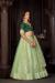 Picture of Ideal Georgette Dark Sea Green Lehenga Choli