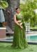 Picture of Alluring Georgette Dark Olive Green Lehenga Choli