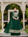 Picture of Good Looking Georgette Dark Green Readymade Salwar Kameez