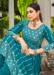 Picture of Fascinating Georgette Teal Readymade Salwar Kameez