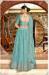 Picture of Beautiful Chiffon Cadet Blue Lehenga Choli