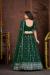 Picture of Gorgeous Georgette Forest Green Lehenga Choli