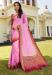 Picture of Fine Georgette Pale Violet Red Saree