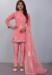 Picture of Synthetic Pale Violet Red Readymade Salwar Kameez