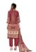 Picture of Well Formed Satin Maroon Readymade Salwar Kameez