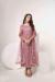 Picture of Appealing Net Rosy Brown Straight Cut Salwar Kameez