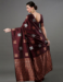 Picture of Classy Silk Brown Saree