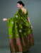 Picture of Bewitching Silk Dark Green Saree