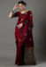 Picture of Lovely Silk Maroon Saree