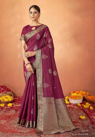 Picture of Taking Silk Maroon Saree