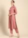 Picture of Statuesque Rayon Dark Salmon Anarkali Salwar Kameez