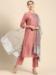 Picture of Statuesque Rayon Dark Salmon Anarkali Salwar Kameez