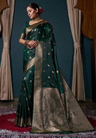 Picture of Admirable Satin & Silk Dark Slate Grey Saree