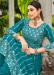 Picture of Elegant Georgette Teal Readymade Salwar Kameez