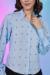 Picture of Pretty Rayon Light Steel Blue Kurtis & Tunic