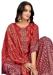 Picture of Sightly Satin Red Readymade Salwar Kameez