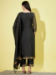 Picture of Cotton & Silk Black Readymade Salwar Kameez