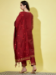 Picture of Cotton & Silk Maroon Readymade Salwar Kameez