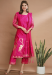 Picture of Cotton & Silk Medium Violet Red Readymade Salwar Kameez