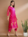 Picture of Cotton & Silk Medium Violet Red Readymade Salwar Kameez