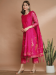 Picture of Cotton & Silk Medium Violet Red Readymade Salwar Kameez