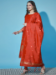 Picture of Cotton & Silk Indian Red Readymade Salwar Kameez