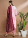 Picture of Enticing Silk Lavender Blush Readymade Salwar Kameez