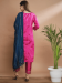 Picture of Silk Medium Violet Red Readymade Salwar Kameez