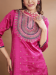 Picture of Silk Medium Violet Red Readymade Salwar Kameez