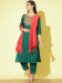 Picture of Stunning Silk Sea Green Readymade Salwar Kameez