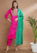 Picture of Silk Medium Violet Red Readymade Salwar Kameez