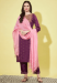 Picture of Enticing Silk Medium Orchid Readymade Salwar Kameez