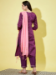 Picture of Enticing Silk Medium Orchid Readymade Salwar Kameez