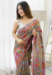 Picture of Enticing Silk Rosy Brown Saree