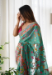 Picture of Good Looking Silk Sea Green Saree