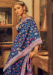 Picture of Enticing Silk Dark Slate Blue Saree