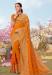 Picture of Good Looking Georgette Dark Orange Saree