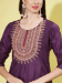 Picture of Wonderful Silk Purple Readymade Salwar Kameez