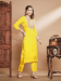 Picture of Ravishing Silk Golden Readymade Salwar Kameez