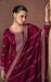 Picture of Bewitching Silk Maroon Straight Cut Salwar Kameez