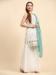 Picture of Delightful Georgette White Straight Cut Salwar Kameez