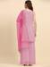 Picture of Georgette Pale Violet Red Straight Cut Salwar Kameez