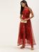 Picture of Rayon & Georgette & Organza Red Kurtis And Tunic