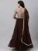 Picture of Georgette & Net Brown Readymade Lehenga Choli